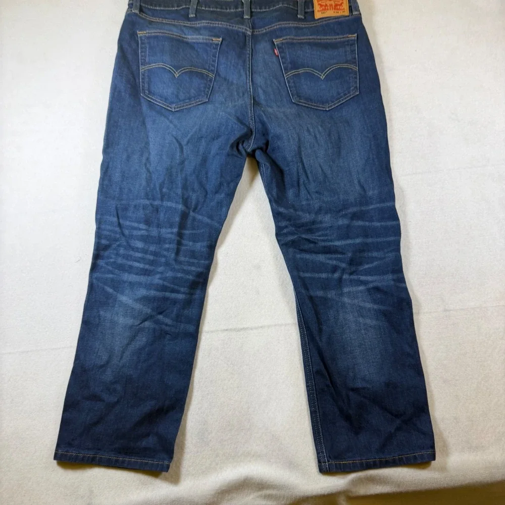 Levis‎ 541 Athletic Taper Mens Blue Denim Jeans W44 L30 Medium Wash 18181-0228